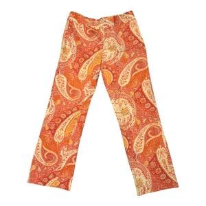 DKNY Vintage inspired‎  Paisley Print Pants – Boho Chic
